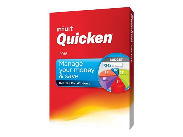Quicken Deluxe 2016 - box pack