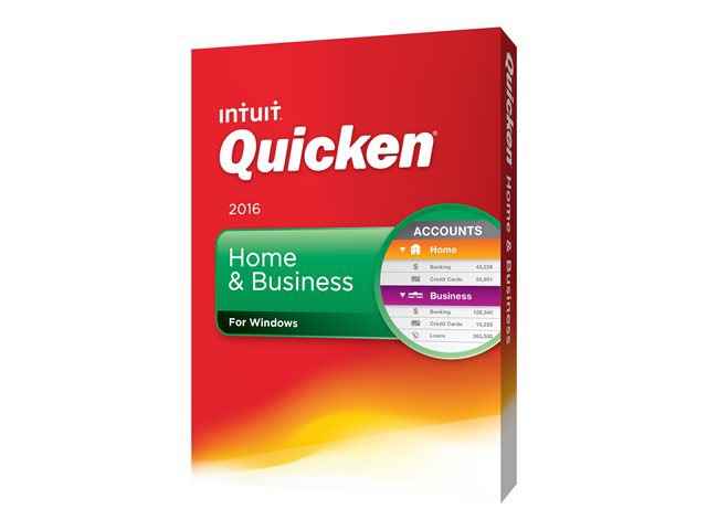 Quicken Home & Business 2016 - box pack