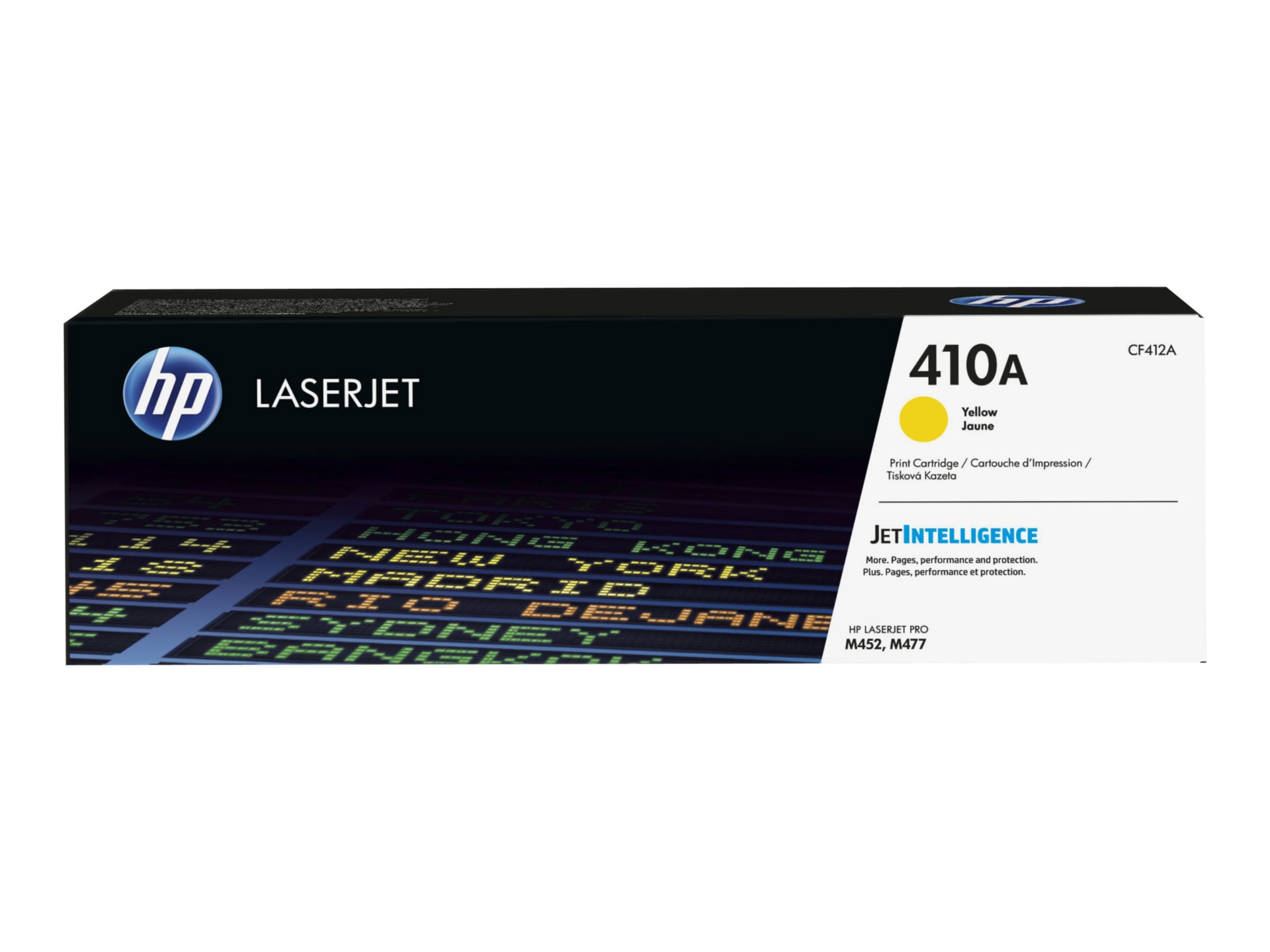 HP 410A Original Laser Toner Cartridge - Single Pack - Yellow - 1 Each