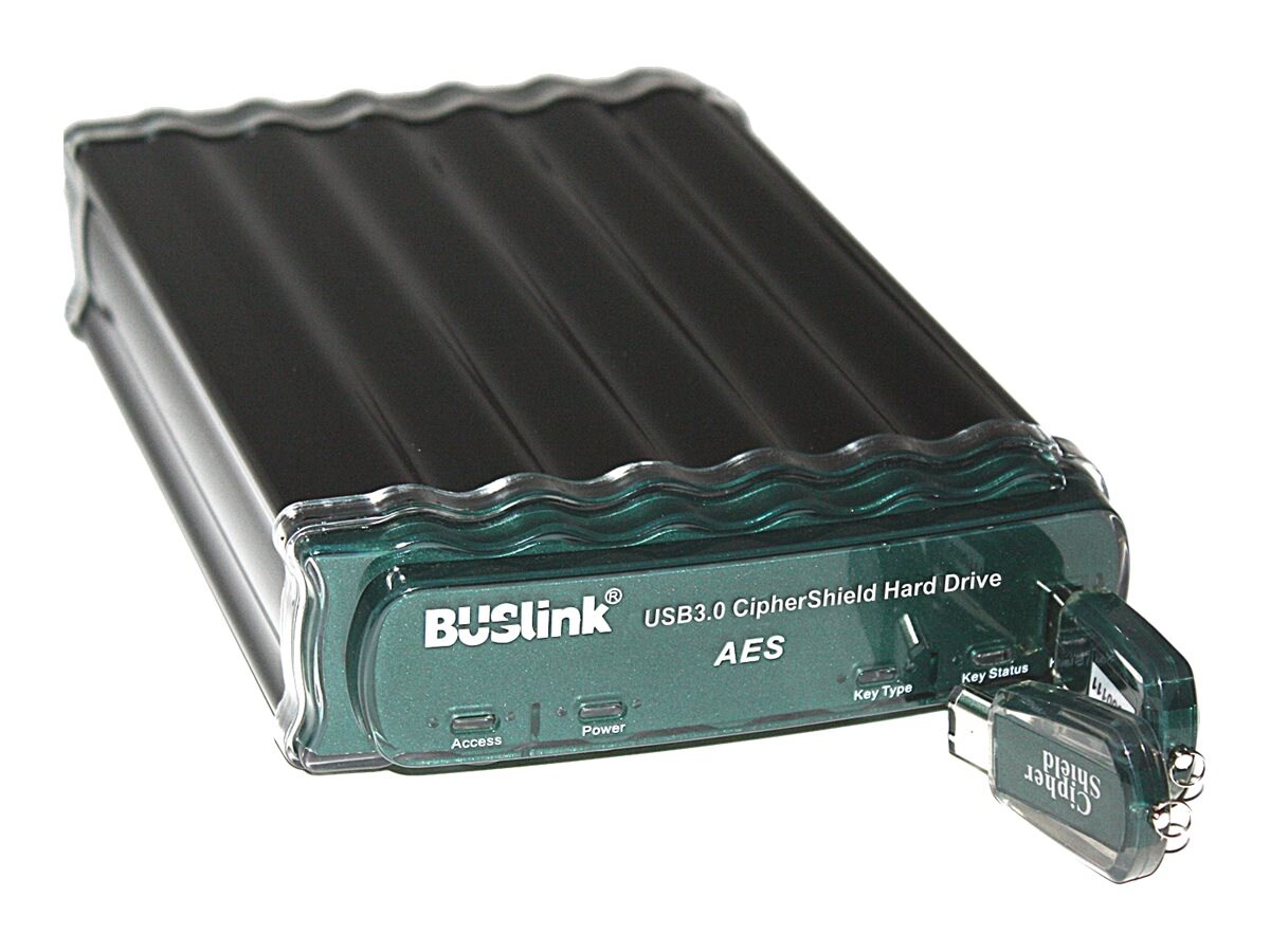 BUSlink CipherShield Encryption External Drive CSE-8T-SU3 - hard drive - 8 TB - USB 3.0 / eSATA-300