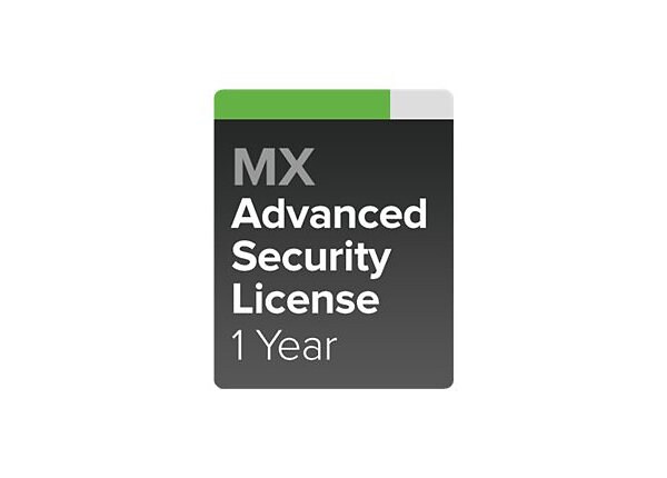 Cisco Meraki MX600 Advanced Security - subscription license (1 year) - 1 license