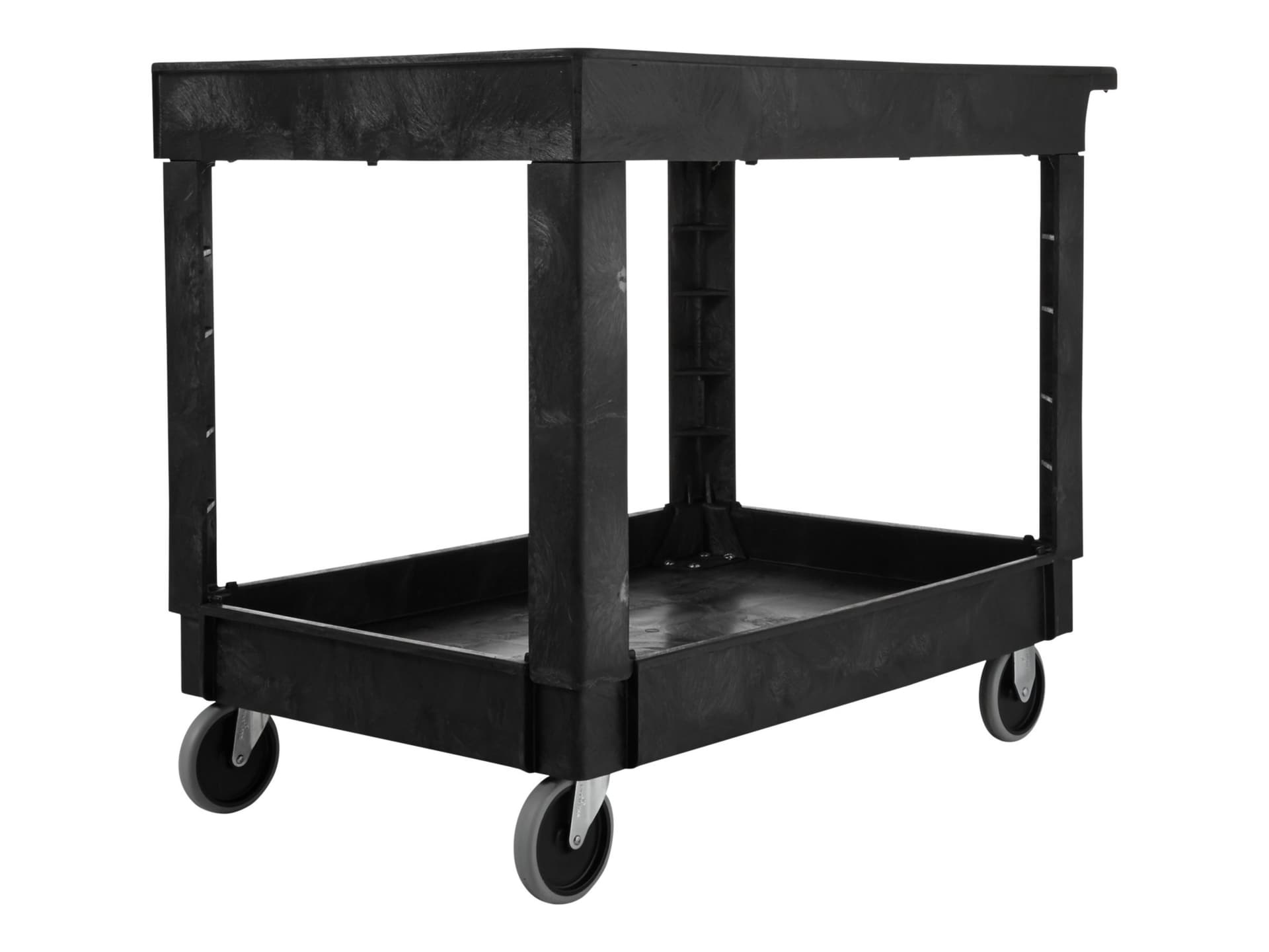 Rubbermaid® Utility Cart w/4 Casters - Black