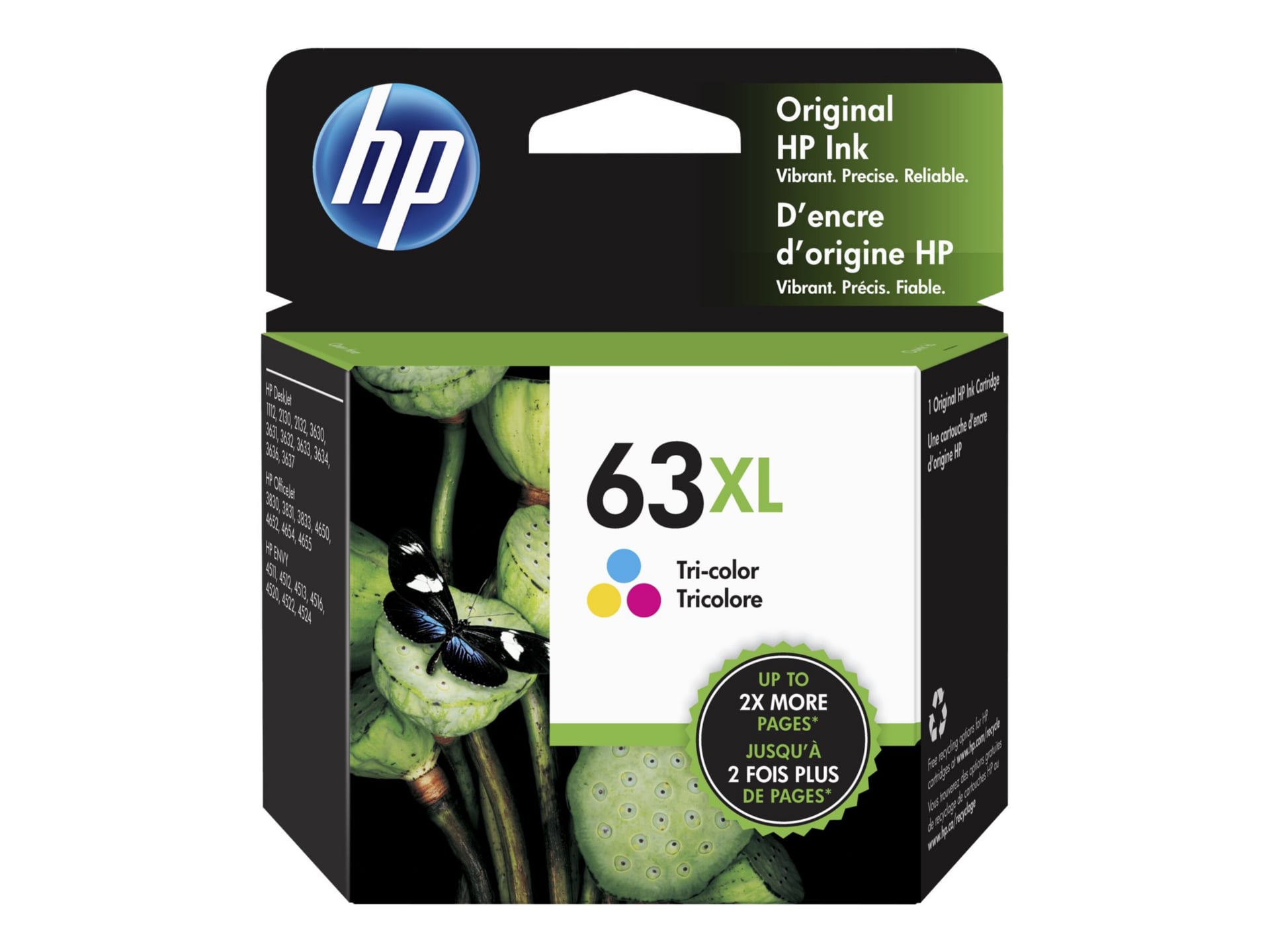 HP 63XL Tri-color Ink Cartridge