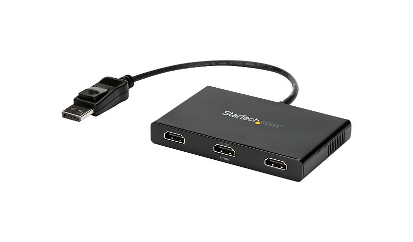 StarTech.com 3-Port Multi Monitor Adapter - DisplayPort to 3x HDMI MST Hub