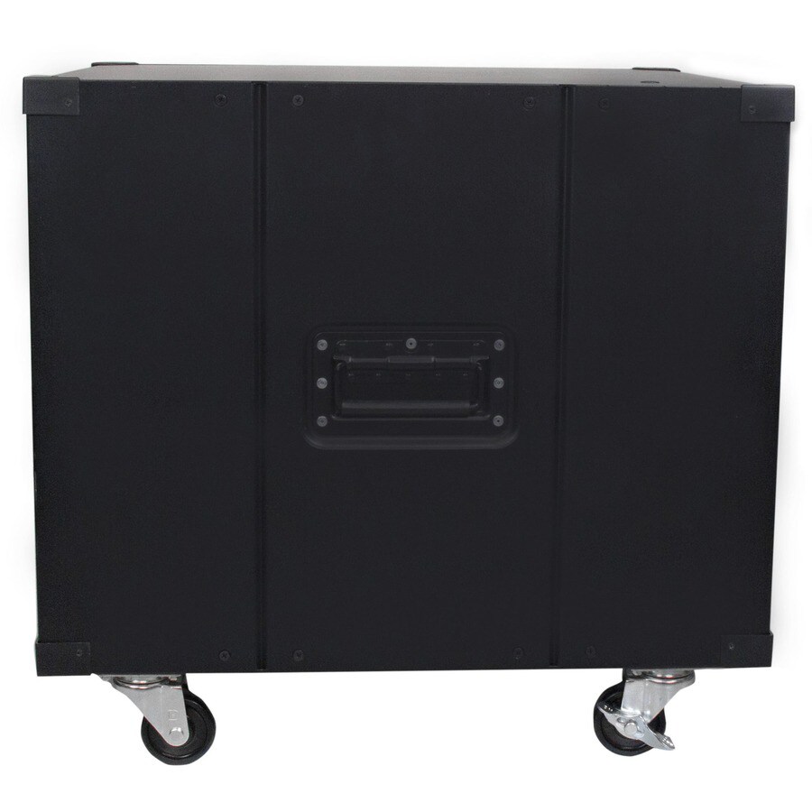 Thumbnail 4 of 5 for StarTech.com 4-Post 9U Mobile Open Frame Server Rack, 19" Network Rolling Rack for Narrow Spaces, Small Data Rack, TAA