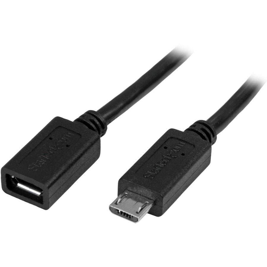 StarTech.com 0.5m / 20in Micro-USB Extension Cable - M/F