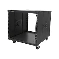 StarTech.com Portable Server Rack with Handles - Rolling Cabinet - 9U