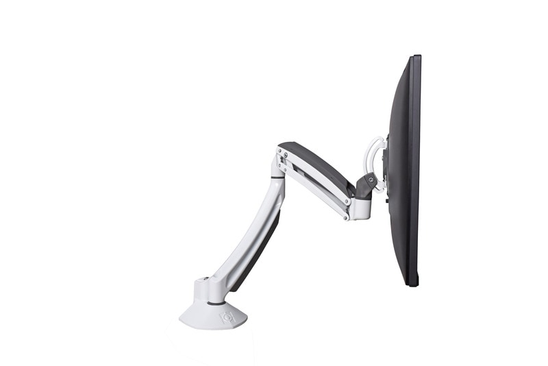 Thumbnail 2 of 12 for Chief Kontour K1D Dynamic Single Monitor Arm Desk Mount - Adjustable Arm - For 10-38 Inch Monitors - Silver