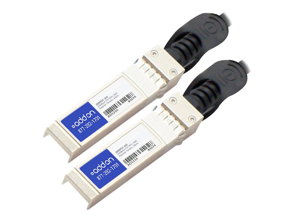 AddOn 0.5m HP Compatible SFP+ DAC - direct attach cable - 50 cm
