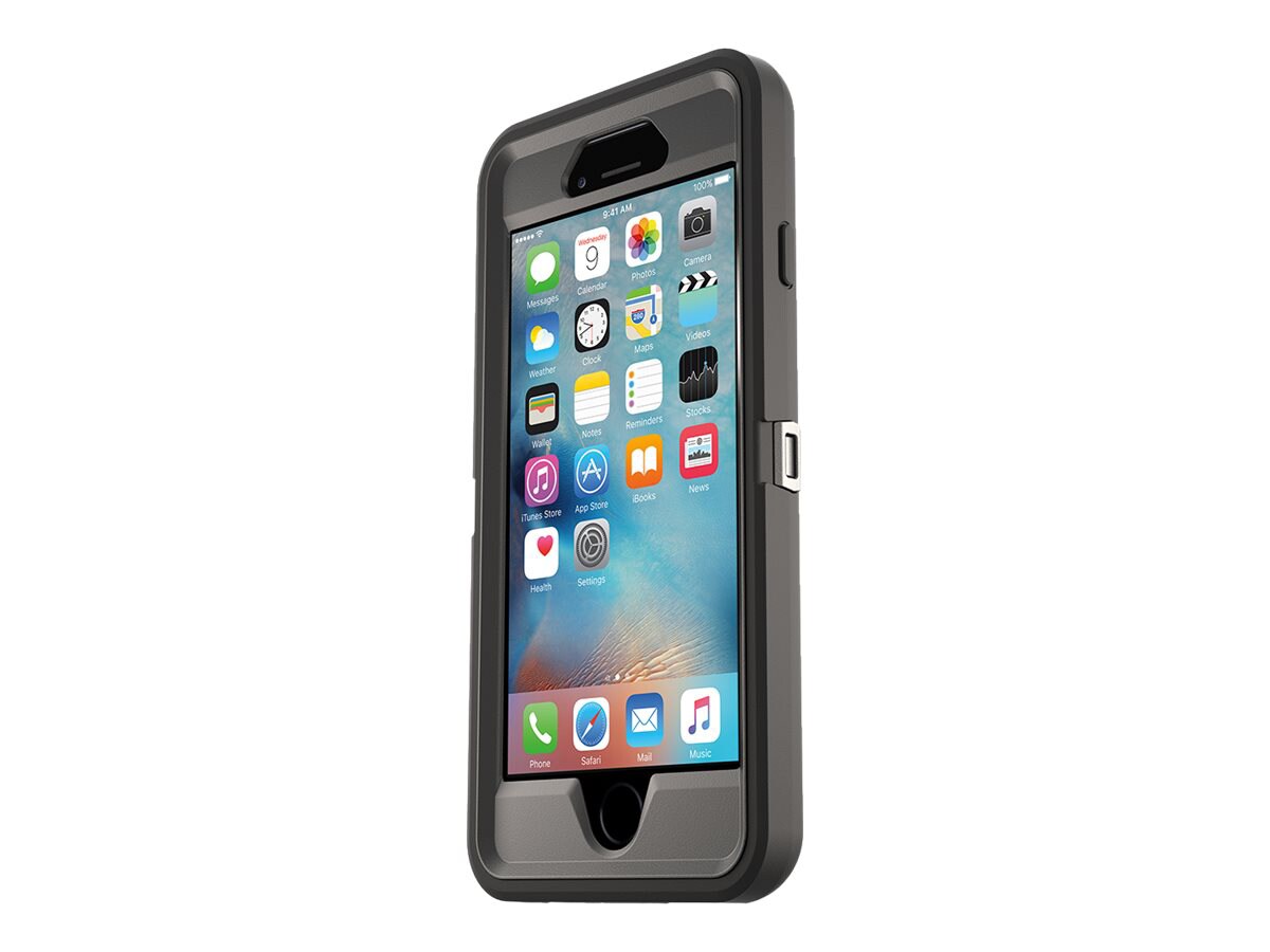 Thumbnail 2 of 14 for OtterBox Defender Carrying Case (Holster) Apple iPhone 6, iPhone 6s Smartphone - Black