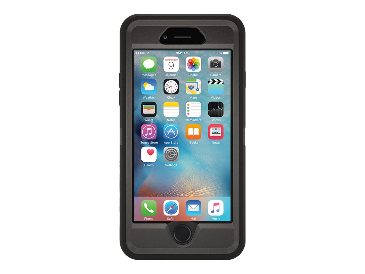 Thumbnail 3 of 14 for OtterBox Defender Carrying Case (Holster) Apple iPhone 6, iPhone 6s Smartphone - Black