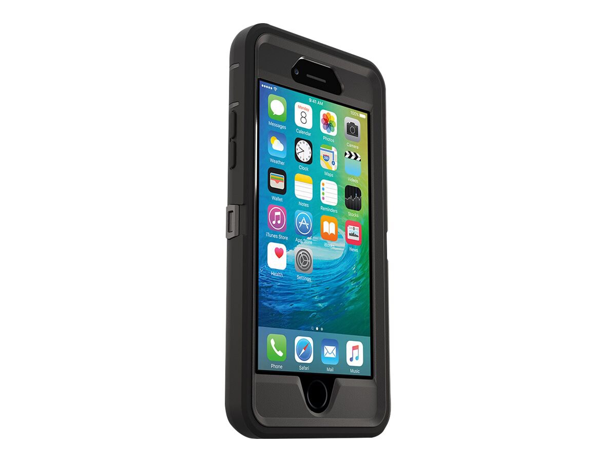 Thumbnail 4 of 14 for OtterBox Defender Carrying Case (Holster) Apple iPhone 6, iPhone 6s Smartphone - Black