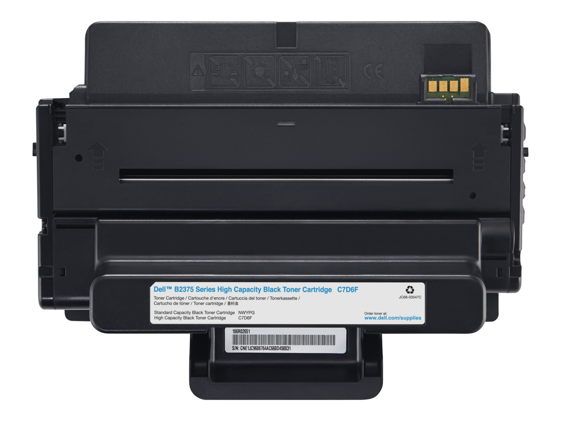 Dell - black - original - toner cartridge