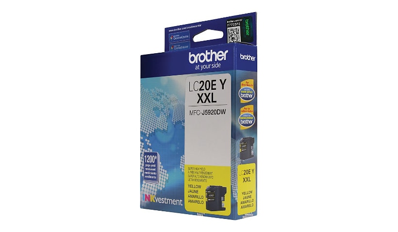Brother LC20EY XXL - Super High Yield - yellow - original - ink cartridge