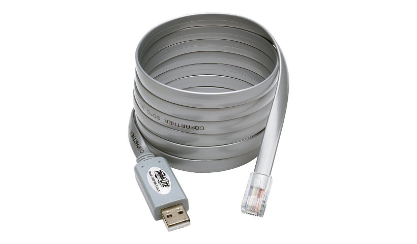 Tripp Lite USB to RJ45 Cisco Serial Rollover Cable, USB Type-A to RJ45 M/M, 6 ft - serial adapter - USB