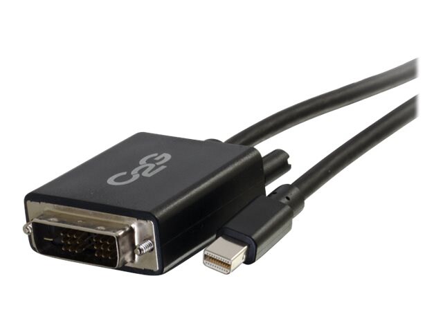 C2G 3ft Mini DisplayPort to Single Link DVI-D Cable - Black - M/M - TAA