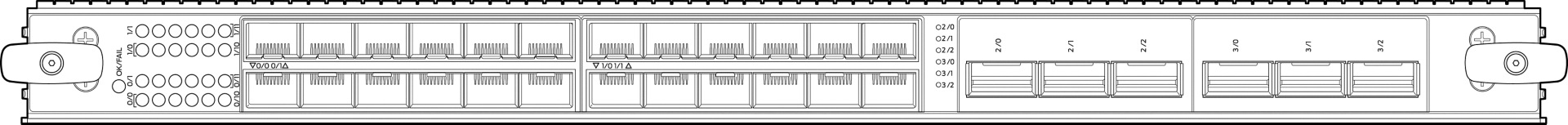 Juniper Networks SRX5K IOC3, 6X40GE And 24X10GE Ports, Configured Option
