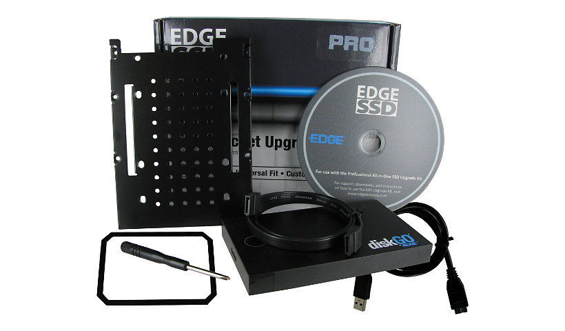 EDGE Professional All-In-One SSD Upgrade Kit - storage enclosure - USB 3.0
