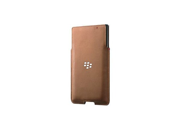 BlackBerry Leather Pocket - pouch for cell phone