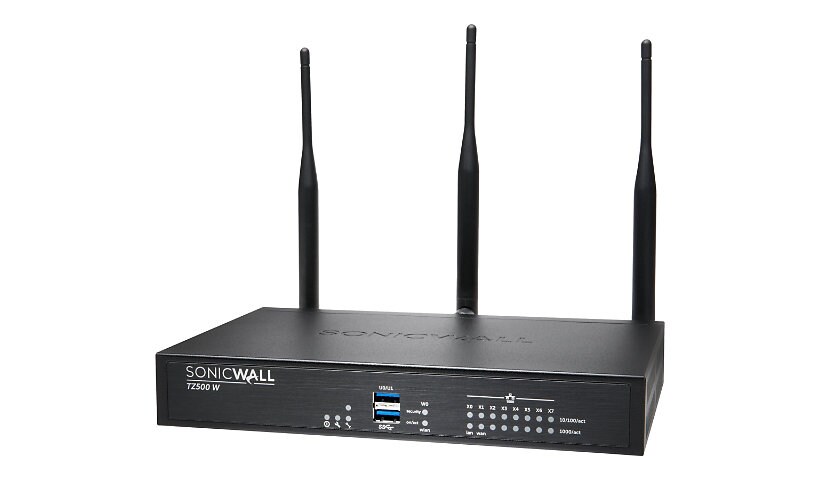 SonicWall TZ500W - security appliance - Wi-Fi 5 - Secure Upgrade Plus