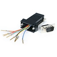 StarTech.com DB9 to RJ45 Modular Serial Adapter - Black