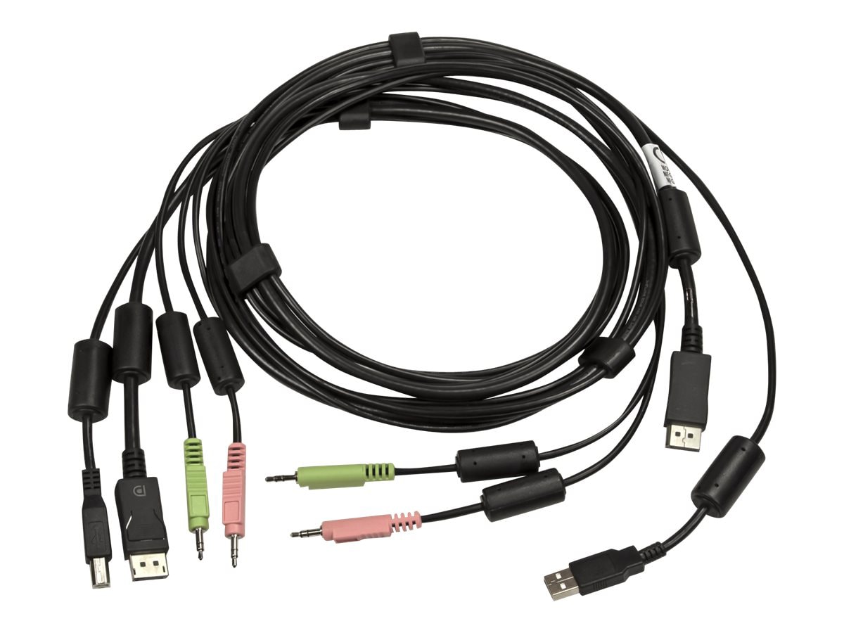 Vertiv Avocent Cable Assembly, 1-Displayport/1-USB/2-Audio, 6 ft.