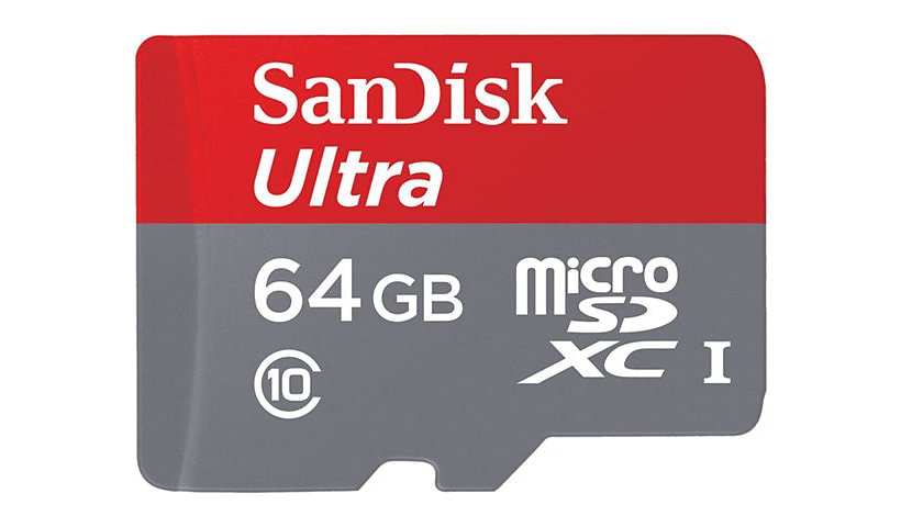 SanDisk Ultra - flash memory card - 64 GB - microSDXC UHS-I