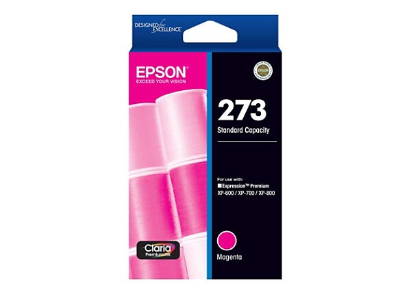 Epson 273 With Sensor - dye-based magenta - original - ink cartridge