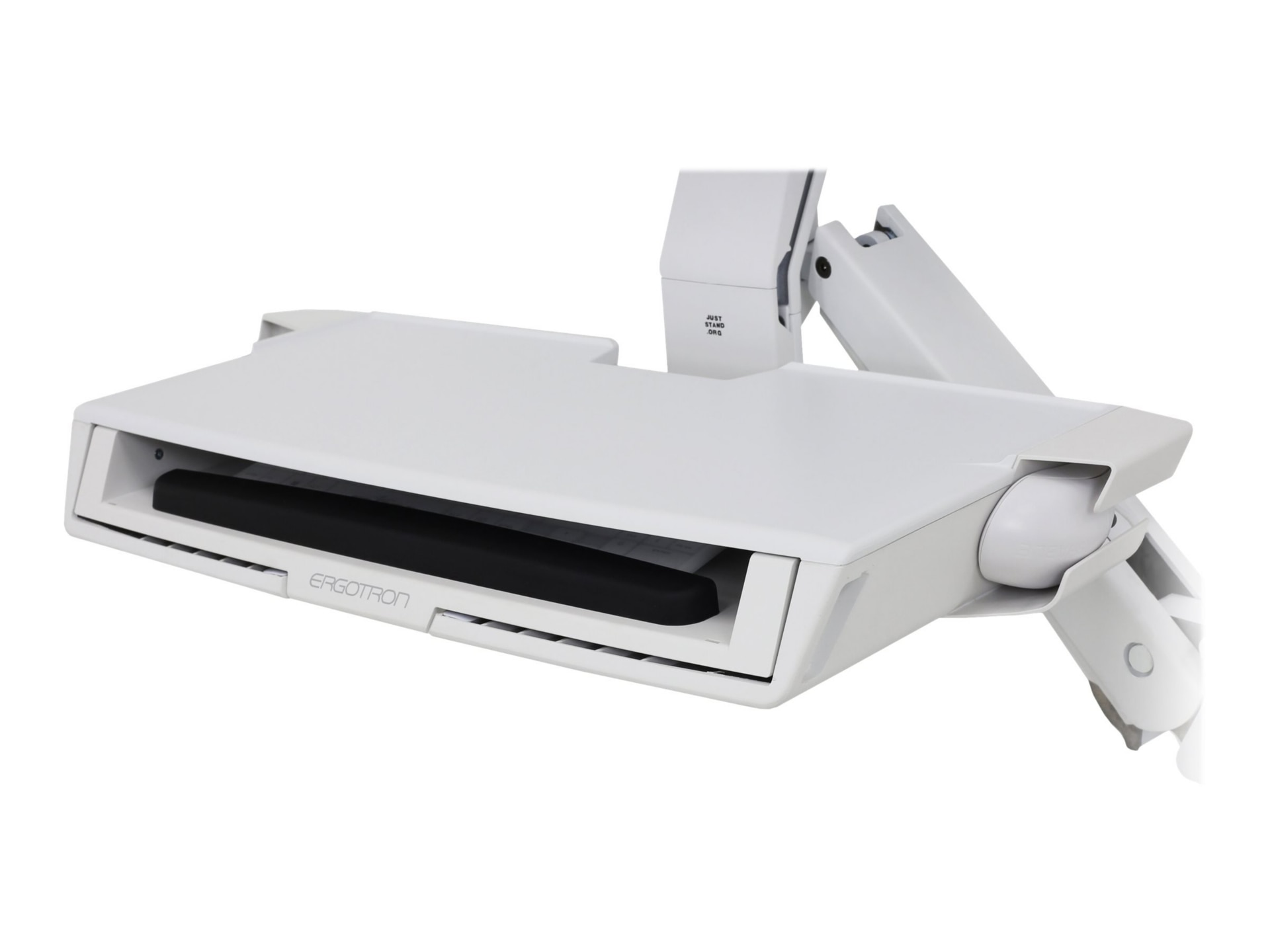 Thumbnail 2 of 4 for Ergotron StyleView mounting kit - for LCD display / keyboard / mouse / barcode scanner / CPU - small CPU holder - white