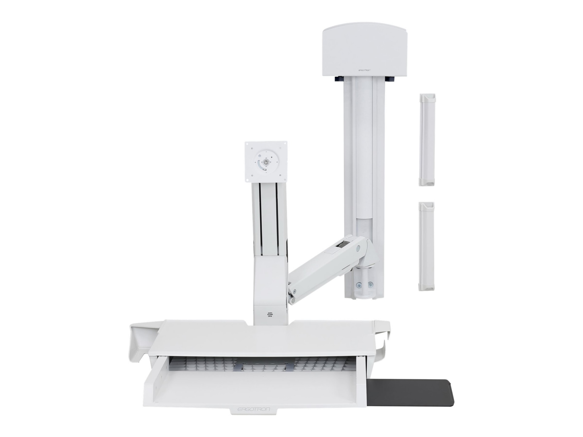 Thumbnail 3 of 4 for Ergotron StyleView mounting kit - for LCD display / keyboard / mouse / barcode scanner / CPU - small CPU holder - white