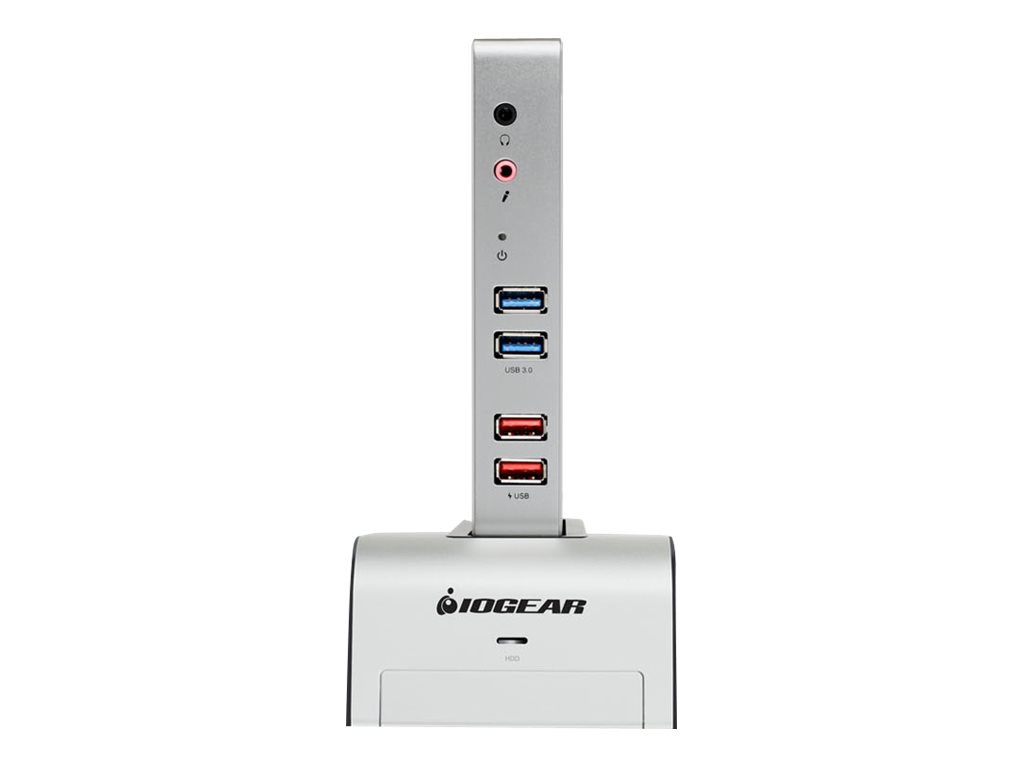 IOGEAR met(AL) Vault Dock USB 3.0 Docking Station with built-in Backup Driv