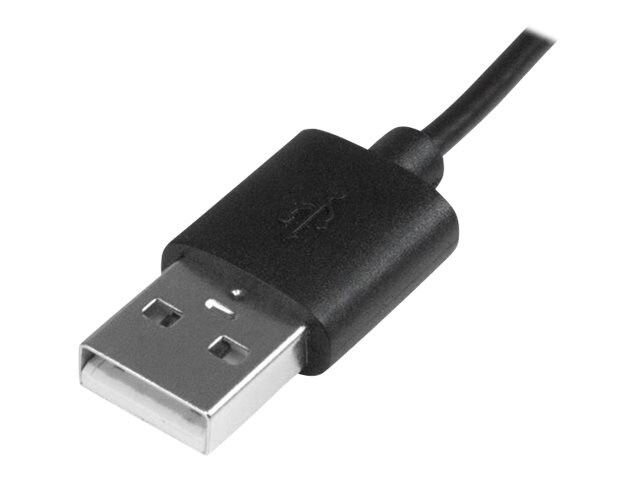 StarTech.com 1m / 3ft USB to Micro USB Cable with LED Charging Light - M/M