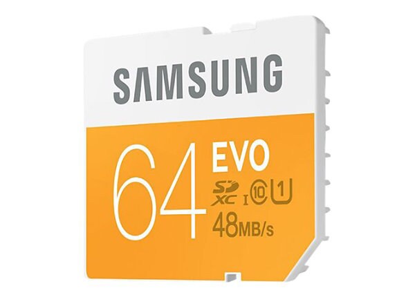 Samsung EVO MB-SP64D - flash memory card - 64 GB - SDXC UHS-I