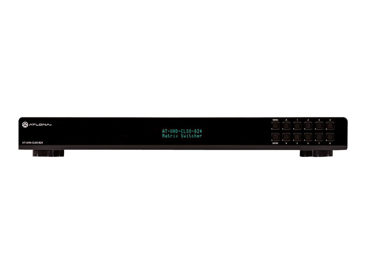 Atlona AT-UHD-CLSO-824 - video/audio/infrared/serial switch - rack-mountable