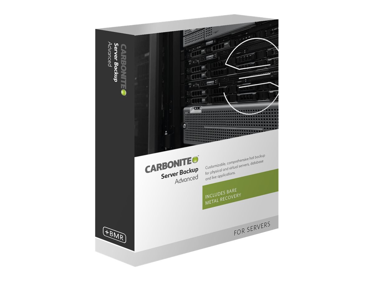 Carbonite Server Advanced - subscription license (3 years) - unlimited phys