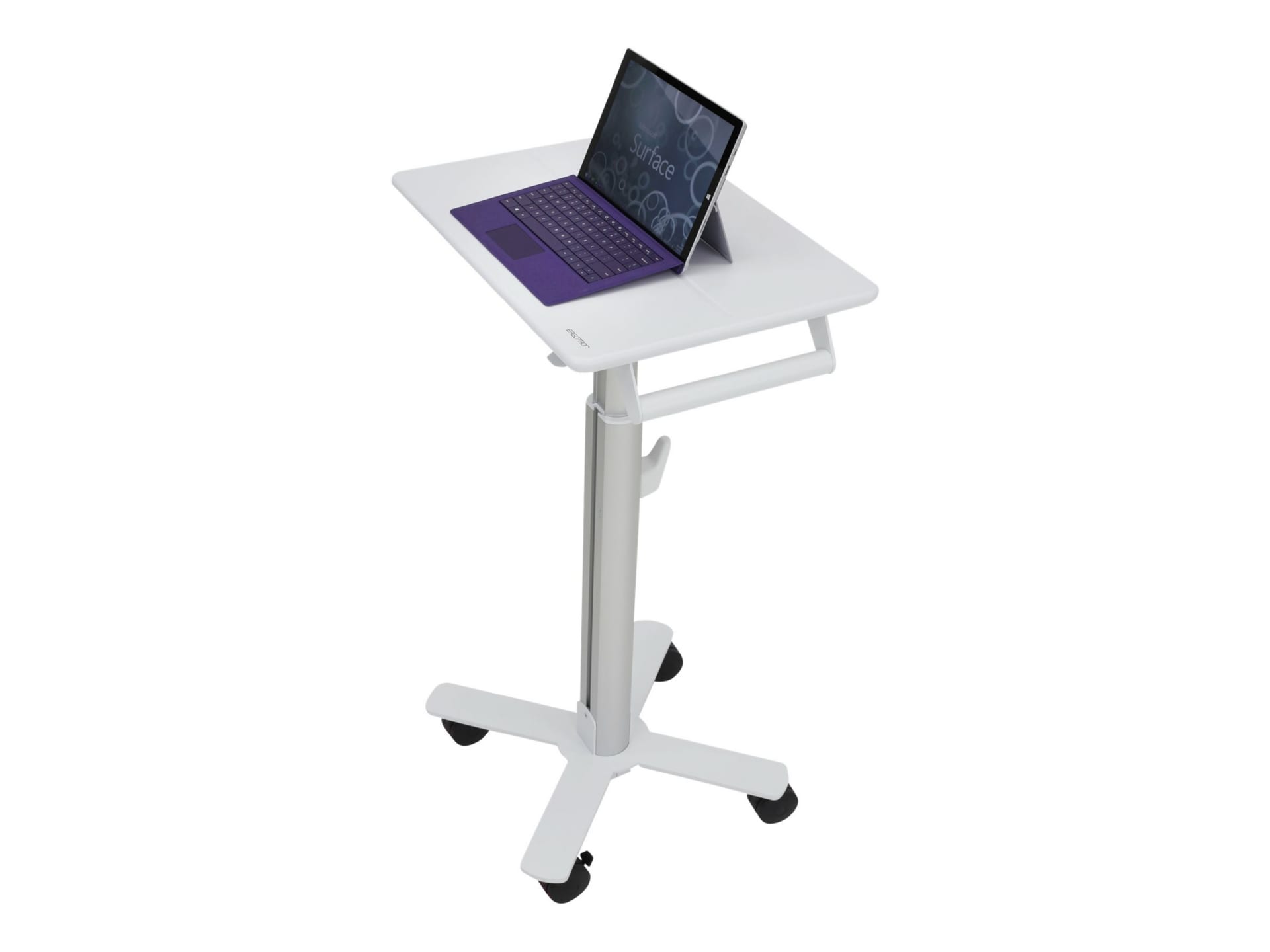 Ergotron StyleView S-Tablet Cart cart - for tablet - white, aluminum - TAA