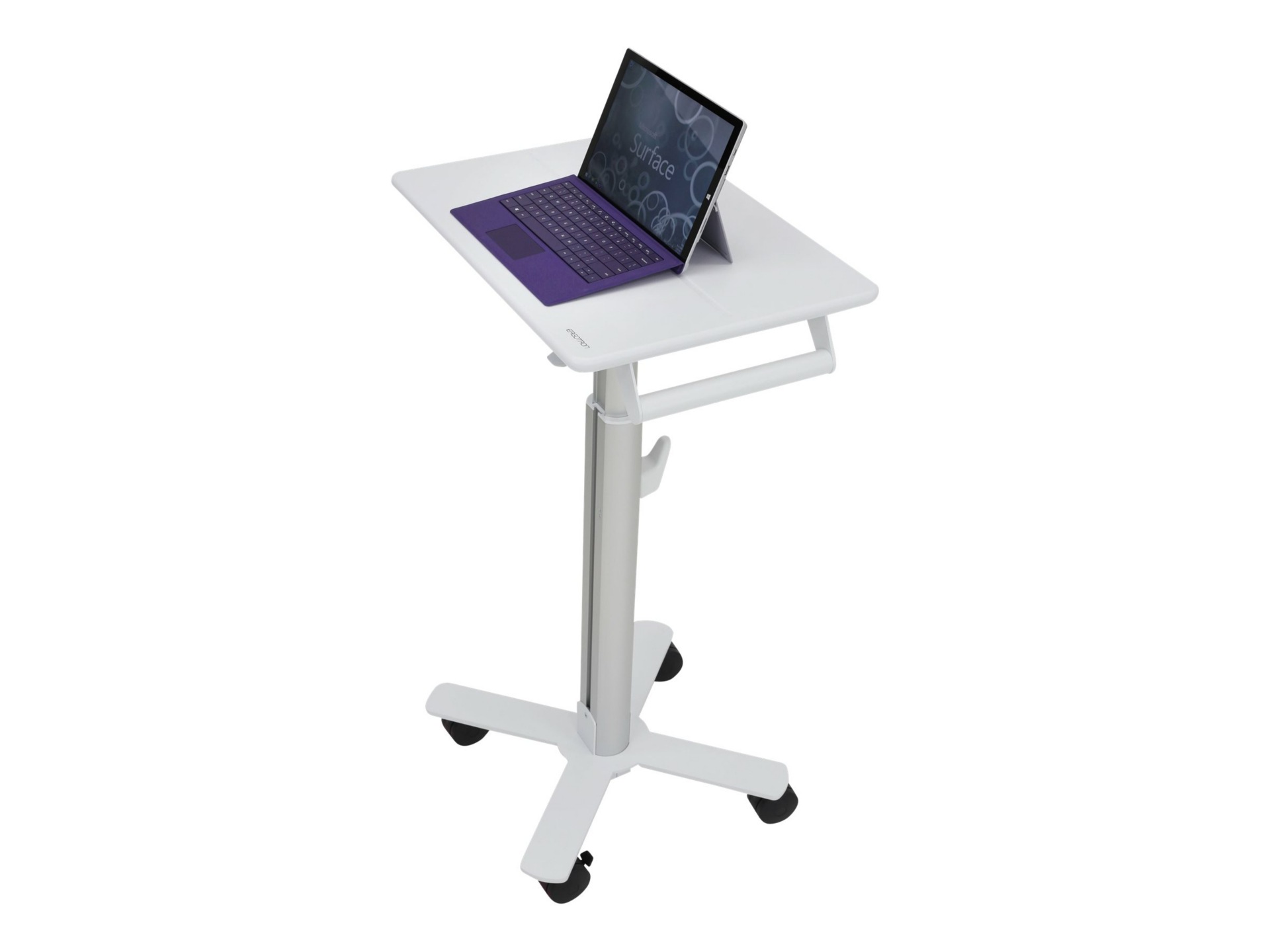 Ergotron Chariot pour tablette chariot - pour tablette - blanc, aluminium - Conformité TAA