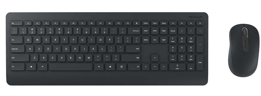 Microsoft Wireless Desktop 900 - keyboard and mouse set - QWERTY - US - black