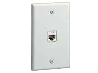 PANDUIT 1 Socket Mini-Com Classic Faceplate