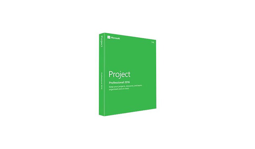 Microsoft Project Professional 2016 - box pack - 1 PC