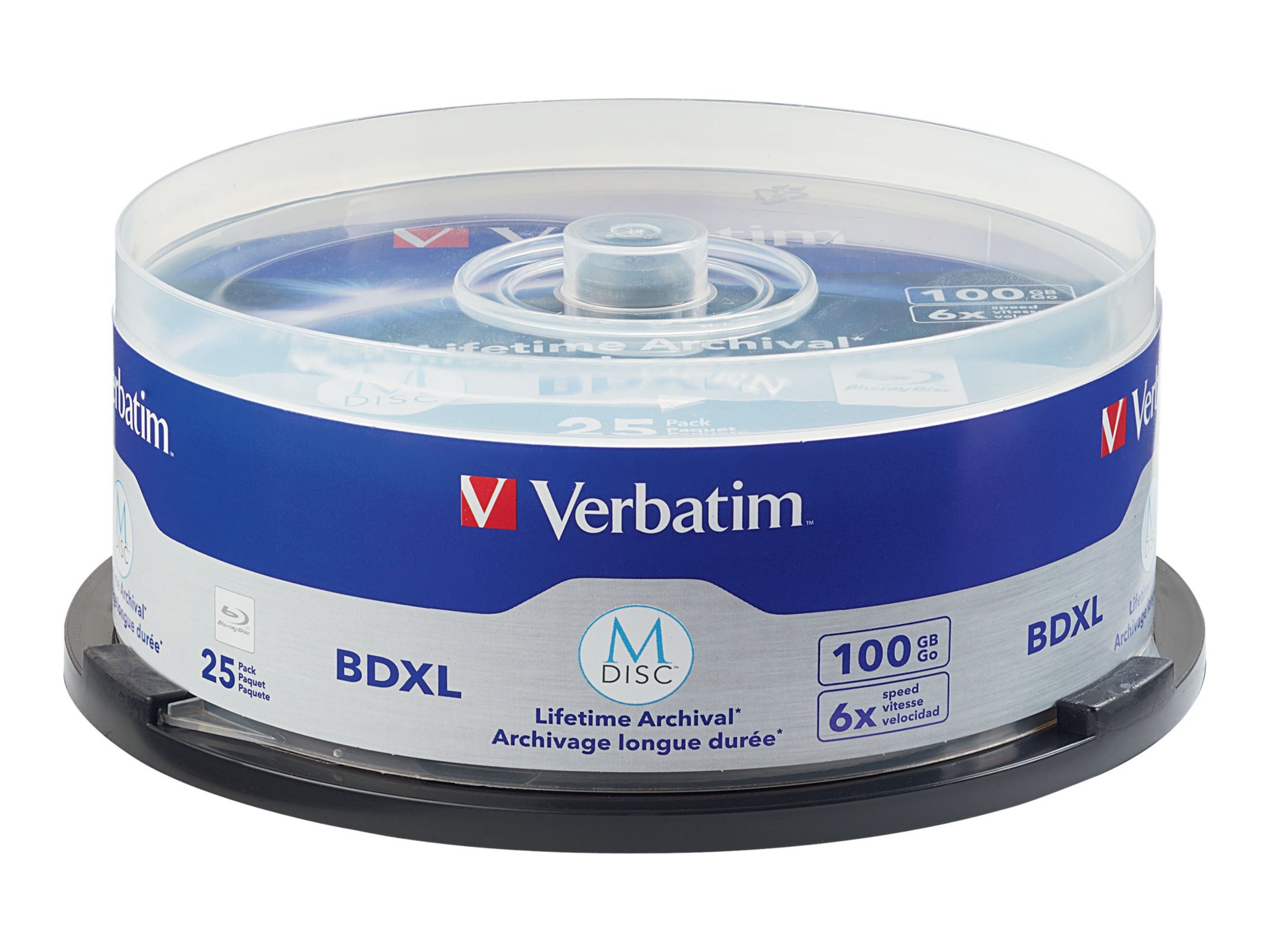 Verbatim M-Disc - M-DISC BDXL x 25 - 100 GB - storage media