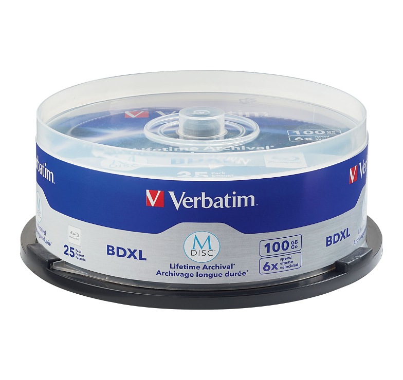 CMタイム(Blu-ray Disc) i8my1cf Verbatim M-Disc - M-DISC BDXL x 25 - 100 GB - storage media