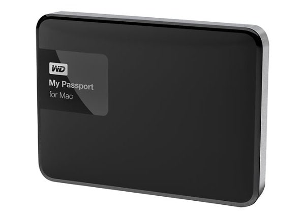 WD My Passport for Mac WDBJBS0010BSL - hard drive - 1 TB - USB 3.0