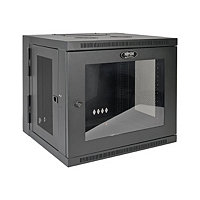 Tripp Lite 10U Wall Mount Rack Enclosure Server Cabinet w/Swinging Door Acrylic Window - rack - 10U