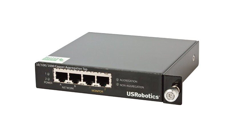USRobotics 10/100/1000 Copper Aggregation Tap - tap splitter - 10Mb LAN, 10