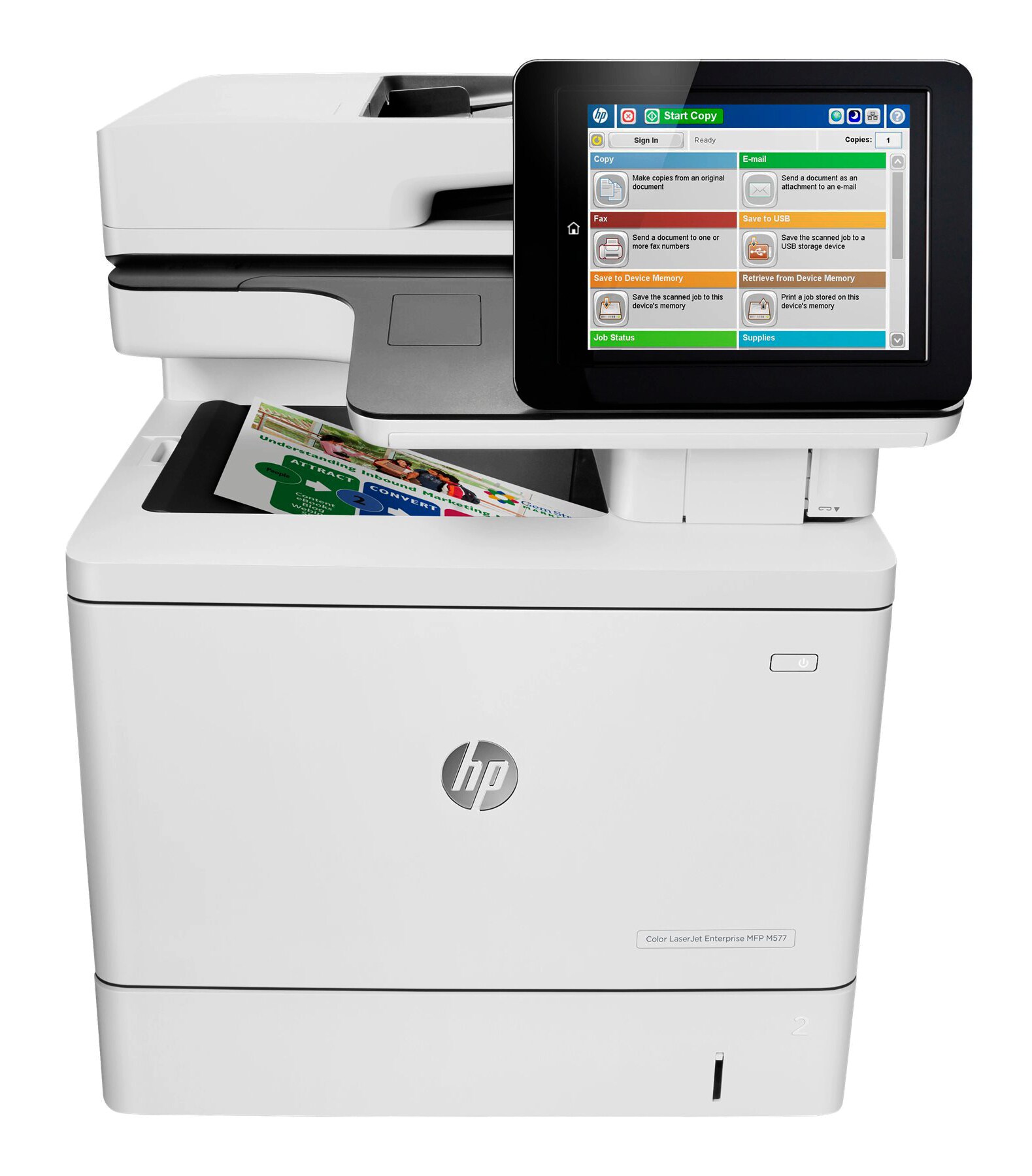 HP Color LaserJet ENT MFP M577F Printer