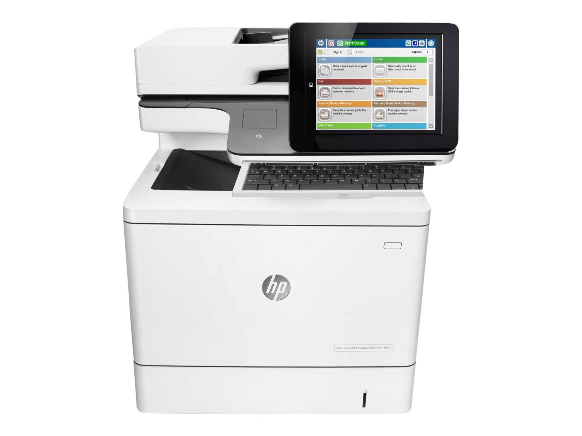 Thumbnail 3 of 10 for HP Color LaserJet ENT FLOW MFP M577C