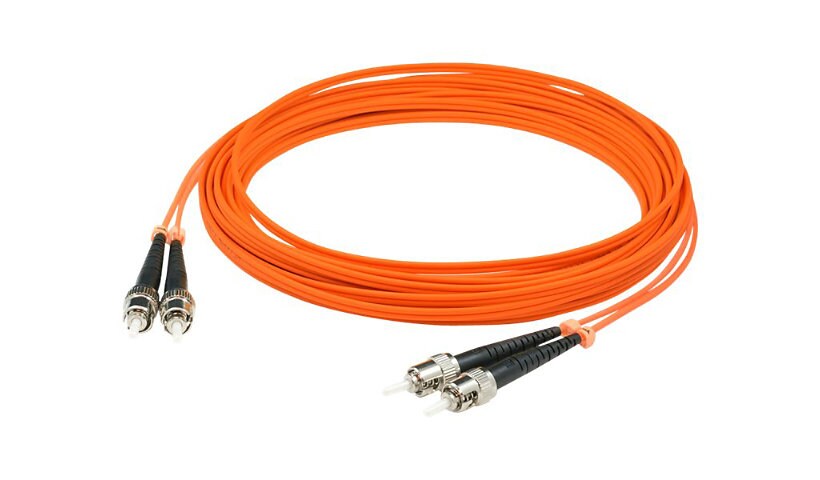 Proline 10m ST (M) to ST (M) Orange OM2 Duplex Fiber OFNR Patch Cable