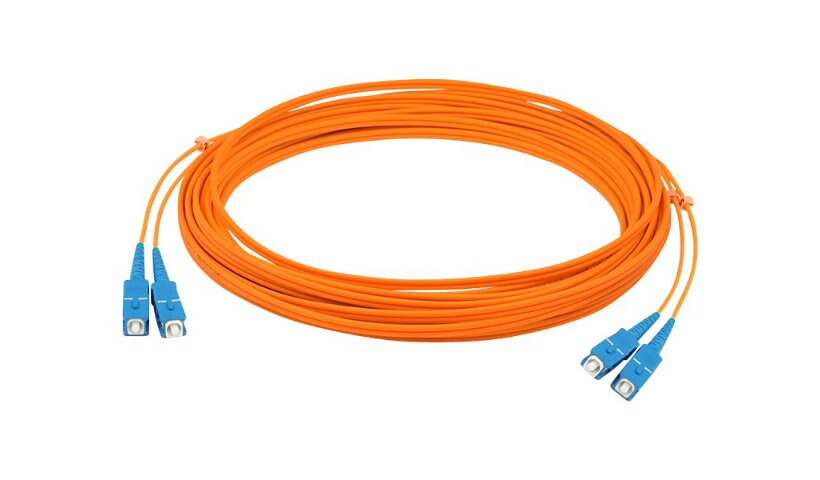 Proline 1m SC (M) to SC (M) Orange OM2 Duplex Fiber OFNR Patch Cable