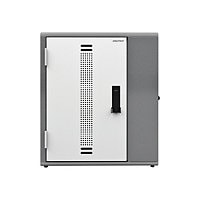 Anthro YES cabinet unit - for 20 tablets - metallic gray, polar white